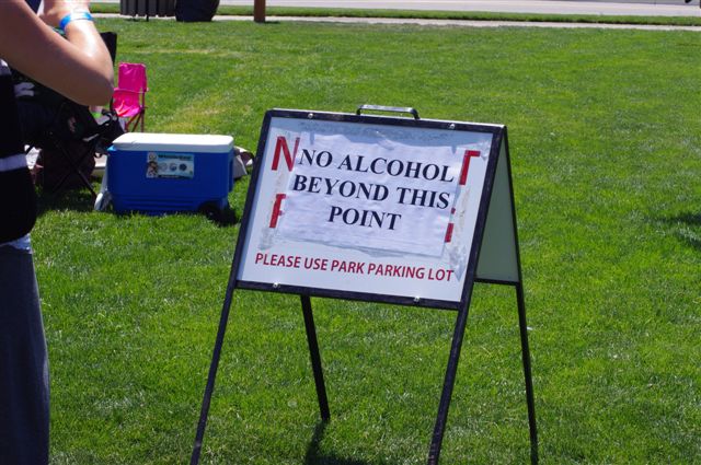 no alcohol sign